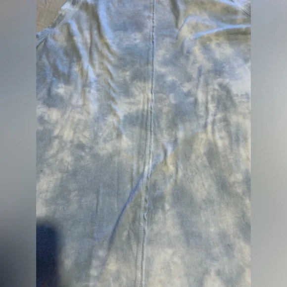 Gap Blue Tie Dye Print Tank T-Shirt trapeze style M EUC - Picture 3 of 4